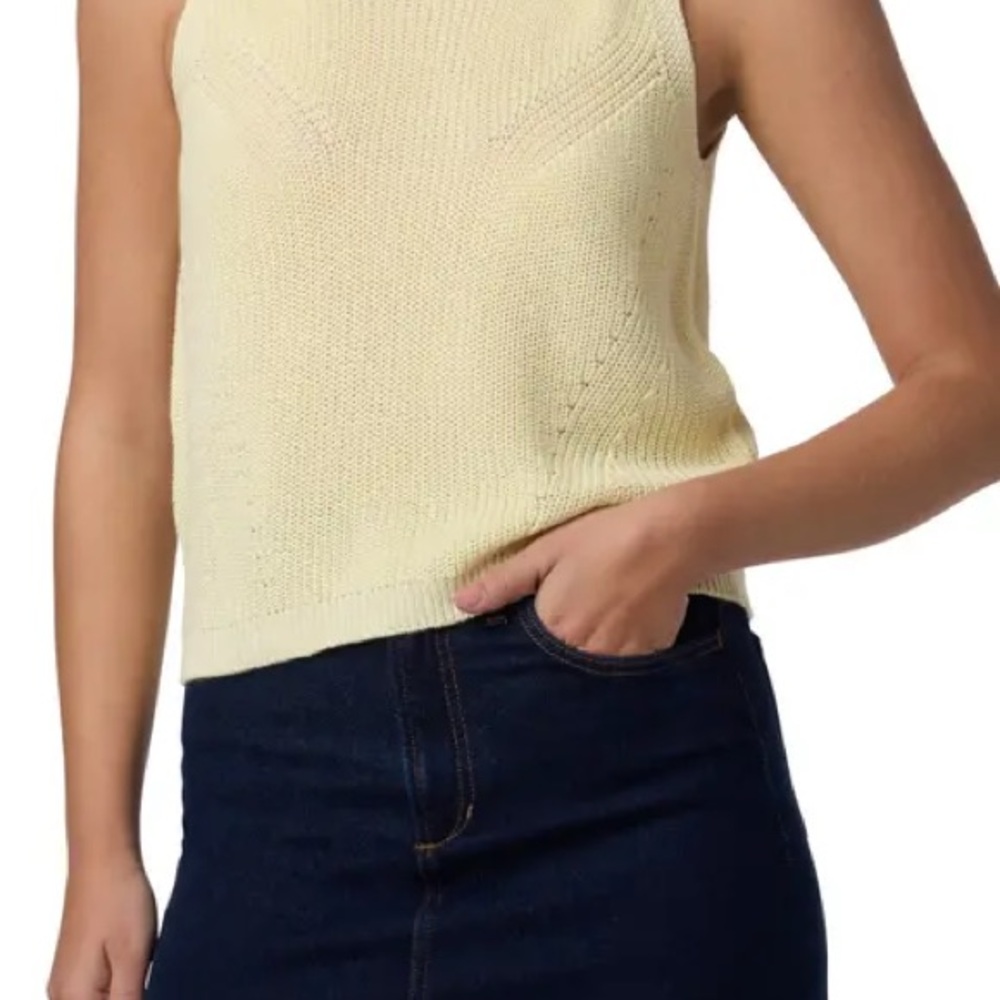 Joe’s Jeans - Anise Flower / Chevron Pointelle Knit Sweater Top - Never Worn